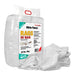Recycled White Sweatshirt Cleaning Rags 25 lbs. Bag - Wiping Hub