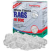 Recycled White Sweatshirt Cleaning Rags 25 lbs. Compressed Box - Wiping Hub