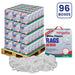 Recycled White Sweatshirt Cleaning Rags 960 lbs. Pallet - 96 x 10 lbs. Compressed Box - Wiping Hub