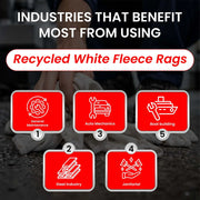 Recycled White Sweatshirt Cleaning Rags – Infographics – Wiping Hub