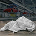 Recycled White Sweatshirt Cleaning Rags 960 lbs. Pallet - 96 x 10 lbs. Bags - Wiping Hub