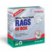 Recycled White Terry Towel Cleaning Rags - 1000 lbs. Pallet - 40 x 25 lbs. Compressed Box - Wiping Hub