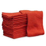 Red Shop Towels - 13 x 14 - Rolls & Boxes Buy Wholesale - Wiping Hub