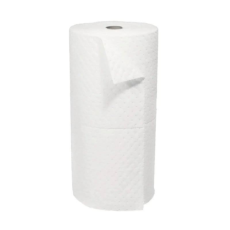 Oil-Only Meltblown Sorbent Rolls - Heavy Weight - 30" x 150' - Wiping Hub