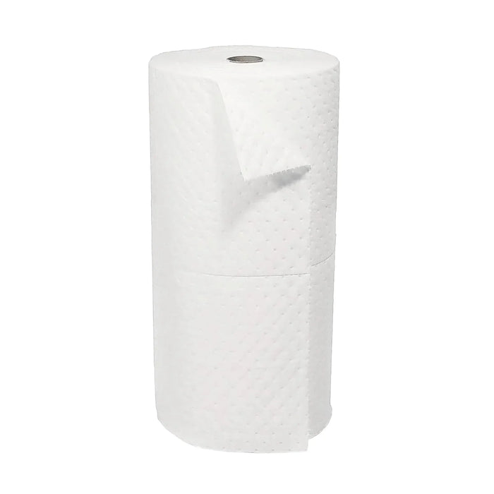 Oil-Only Meltblown Sorbent Rolls - Heavy Weight - 30" x 150' - Wiping Hub
