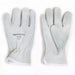 Split Cowhide Leather Driver Gloves - White - L, XL, 2XL - Wiping Hub
