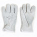 Split Cowhide Leather Driver Gloves - White - L, XL, 2XL