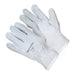 Split Cowhide Leather Driver Gloves - White - L, XL, 2XL - Wiping Hub