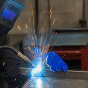 Split cowhide welding gloves double palm blue - Usage - Wiping Hub