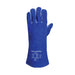 Split Cowhide Leather Welding Gloves - Single Palm - Blue - L, XL, 2XL