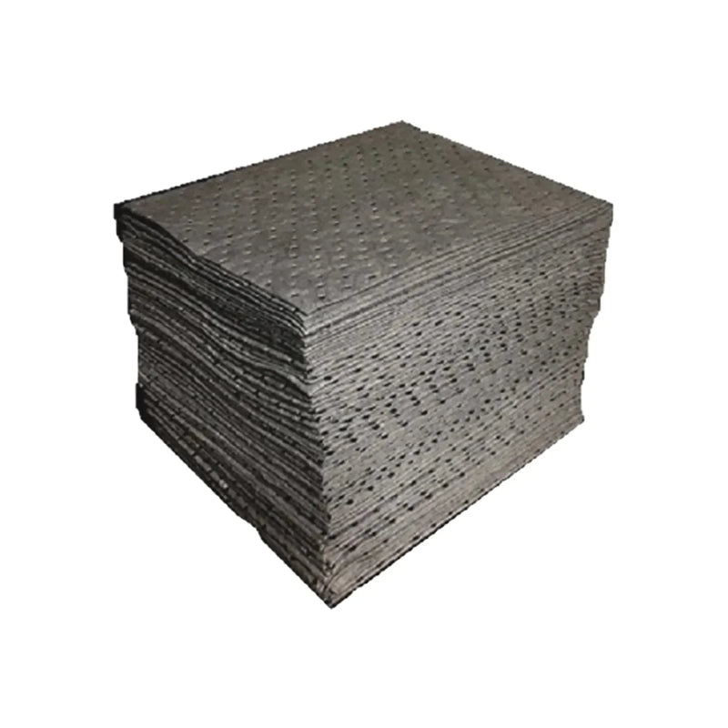 Universal Bonded Sorbent Pads - Economy Weight - 15" x 17" - Wiping Hub