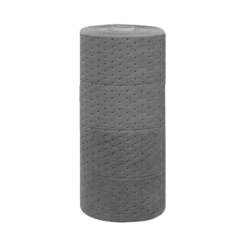 Universal Bonded Sorbent Split Rolls - Heavy Weight - 15" x 150' - Wiping Hub