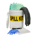 Universal Hazmat Aggressive Spill Kit - 5 Gallons - Wiping Hub