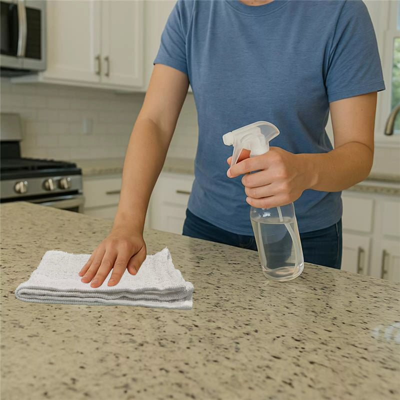 Economy White Wash Cloth Towels - 12" x 12"