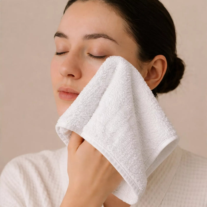 Bulk White Wash Cloth Towels
