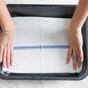 Bulk New Color Stripe Heavyweight Kitchen Towels - 600 lbs. Pallet - 12 x 50 lbs. Boxes - Wiping Hub