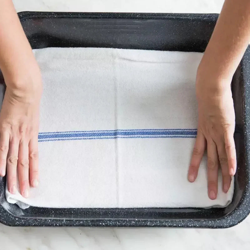 Bulk New Color Stripe Heavyweight Kitchen Towels - 600 lbs. Pallet - 12 x 50 lbs. Boxes - Wiping Hub