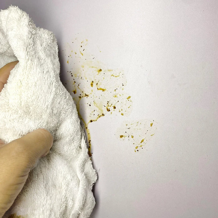 White Terry Towel 100% Cotton Cleaning Rags - 25 lbs. Box - Wiping Hub