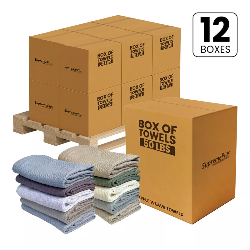 New 100% Cotton Heavy-Duty Towel Rags - Bulk Buy