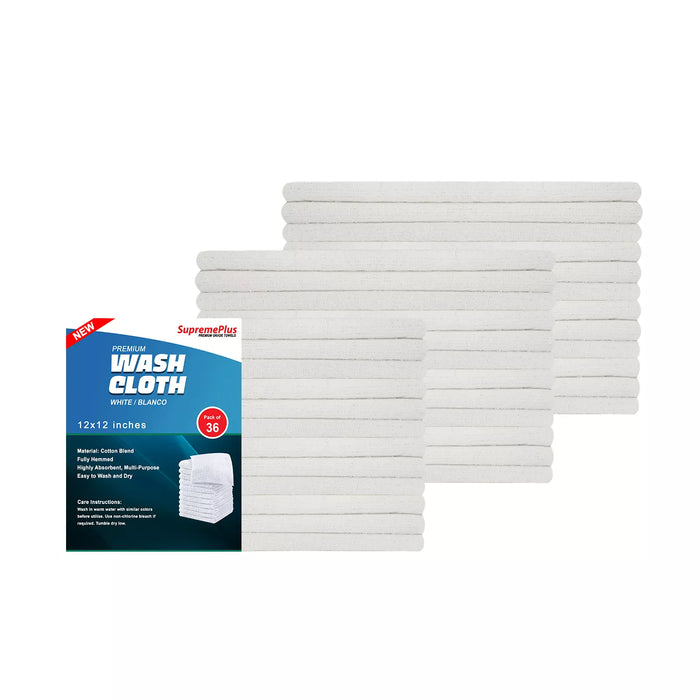 White Wash Cloth Towels