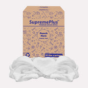White Half Towel Cleaning Rags – 50 lbs Box – Wiping Hub