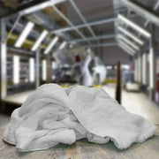 White Half Towel Cleaning Rags – Wiping Hub