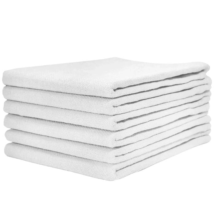 Premium White Huck Towels - 15" x 27"