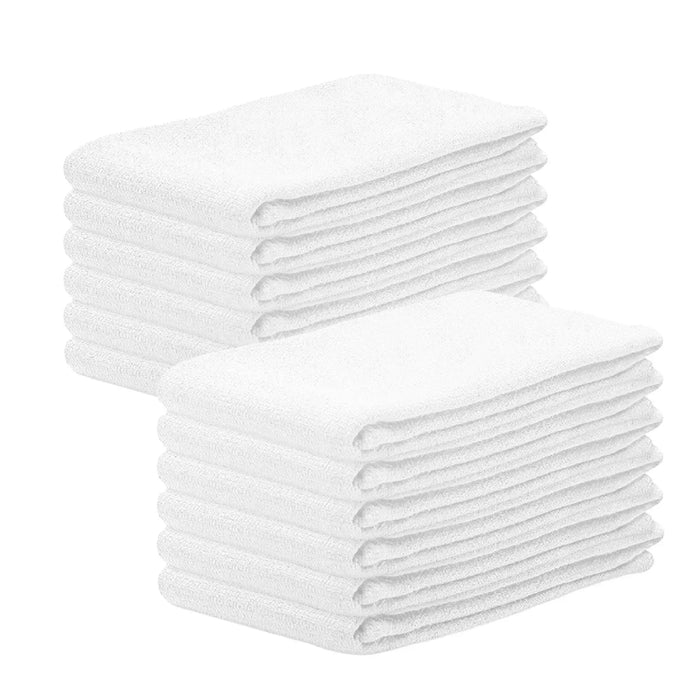 Premium White Huck Towels - 15" x 27"