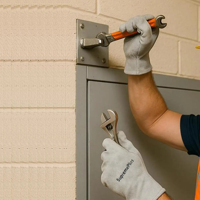 White split cowhide leather driver gloves – Usages – Wiping Hub