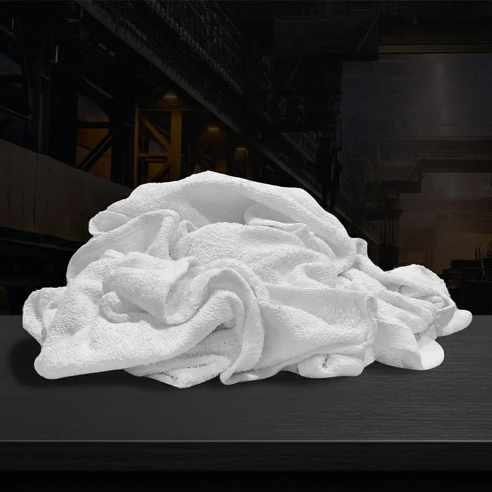 White Terry Bar Mop Cleaning Towels – Wiping Hub