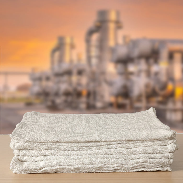 White Terry Bar Mop Cleaning Towels – Wiping Hub