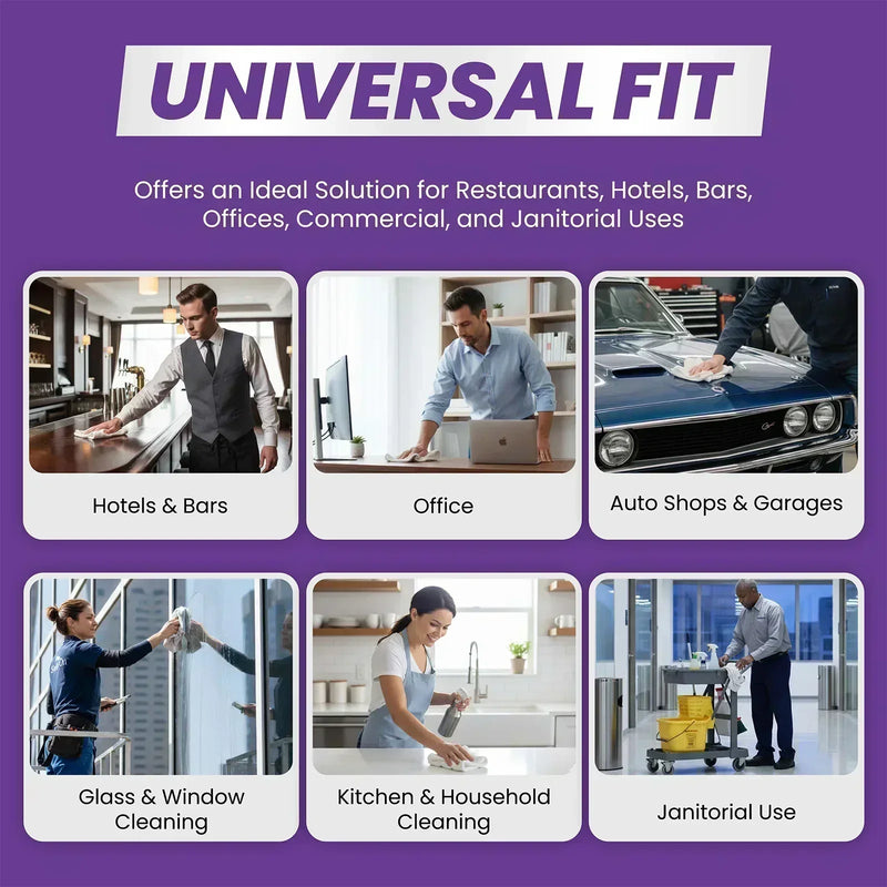 White Wash Towel Cleaning Cloth - Infographics - Wiping Hub