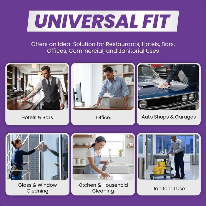 White Wash Towel Cleaning Cloth - Infographics - Wiping Hub