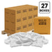 White Wash Towel Cleaning Cloth - 675 lbs Pallet - 27 x 25 lbs Boxes - Wiping Hub