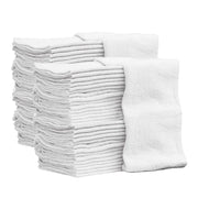 White Shop Towels - 13 x 14 - Rolls & Boxes Buy Wholesale - Wiping Hub